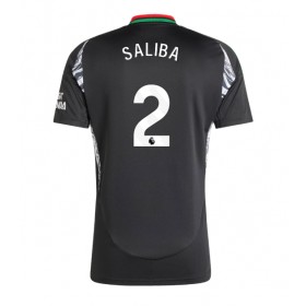 Arsenal William Saliba #2 Borta Kläder 2024-25 Kortärmad